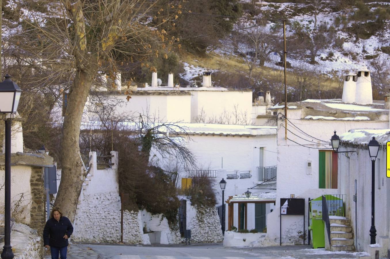 La Alpujarra cubierta de nieve