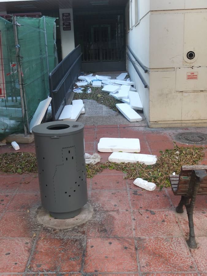 La fuerza del viento provoca cortes de luz y telefonía y caída de árboles y cableado