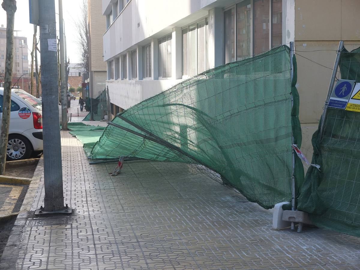 La fuerza del viento provoca cortes de luz y telefonía y caída de árboles y cableado