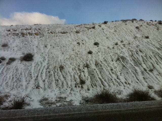 Así ha amanecido Darro.