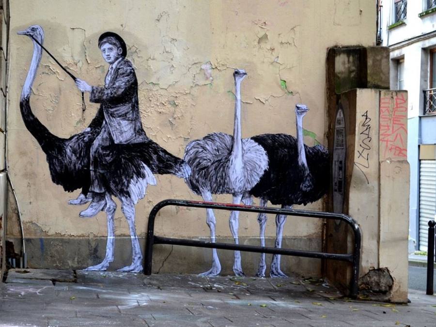 Transformando las calles de París en arte