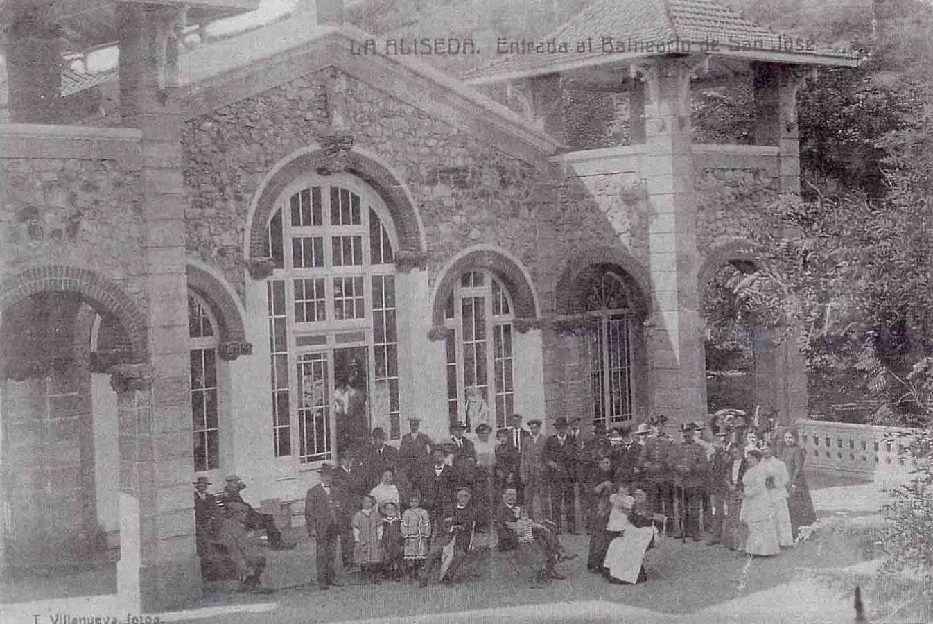 Entrada al balneario.