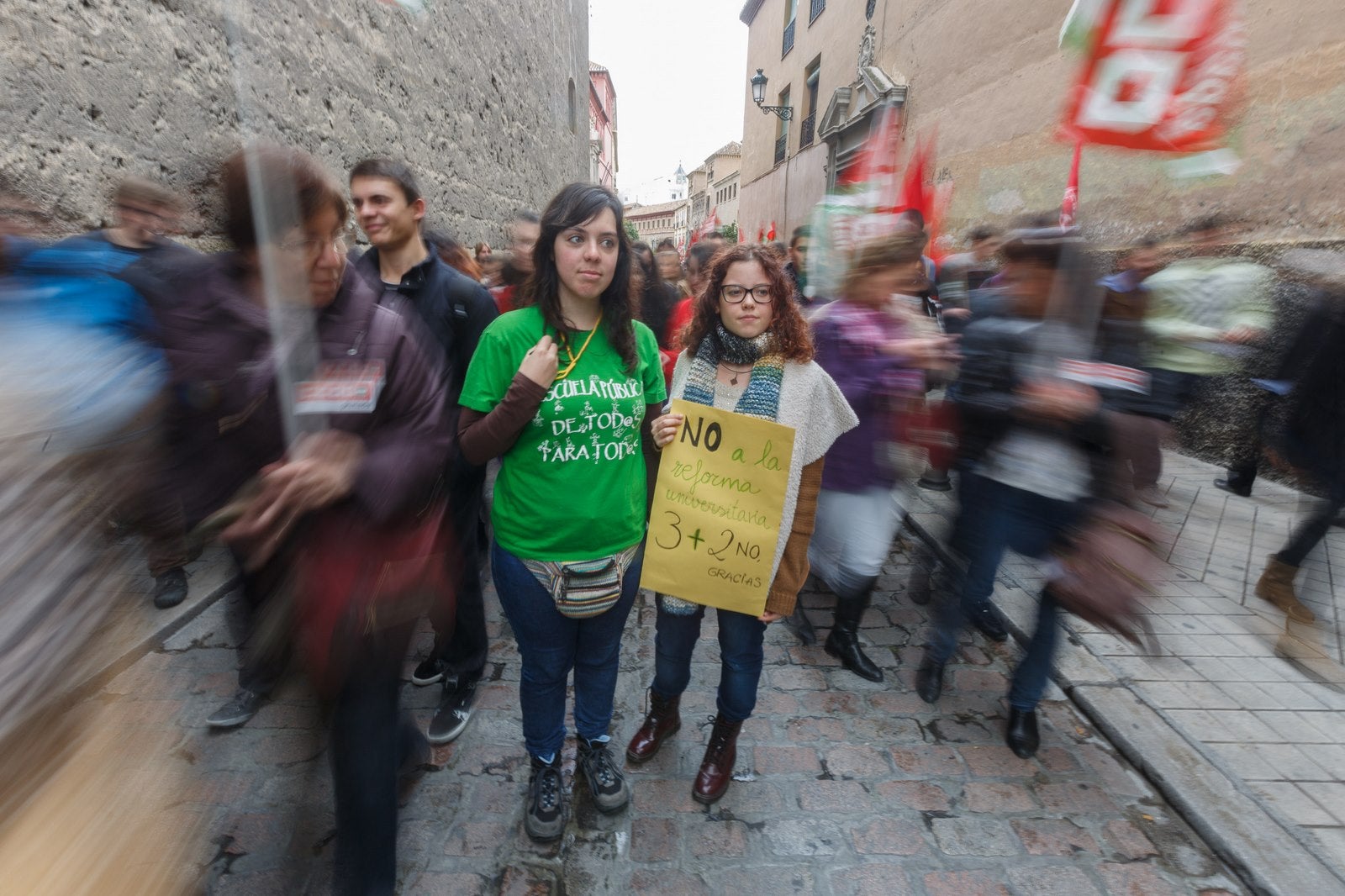 Estudiantes y trabajadores, contra el 3+2