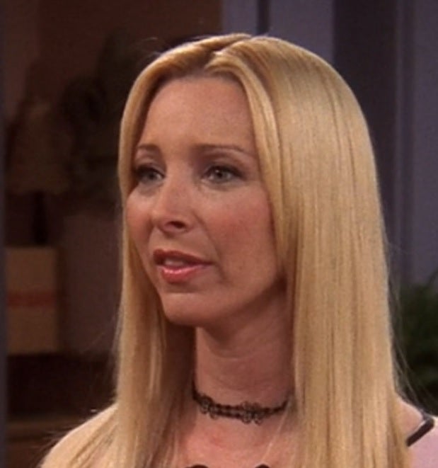 Lisa Kudrow como Phoebe Buffay en 2003. 