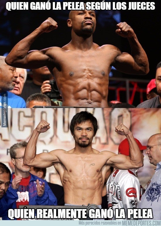 Los mejores memes del combate de boxeo Mayweather VS Pacquiao