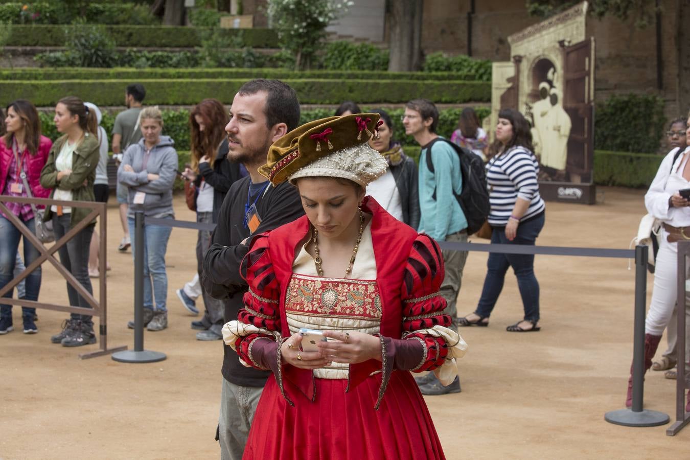 El rodaje de Carlos V Emperador, desembarca en la Alhambra