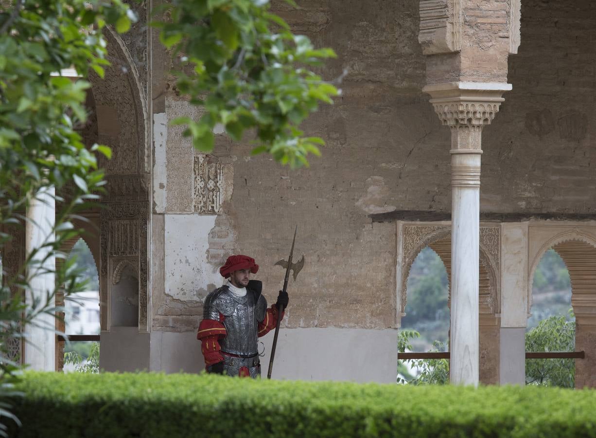 El rodaje de Carlos V Emperador, desembarca en la Alhambra