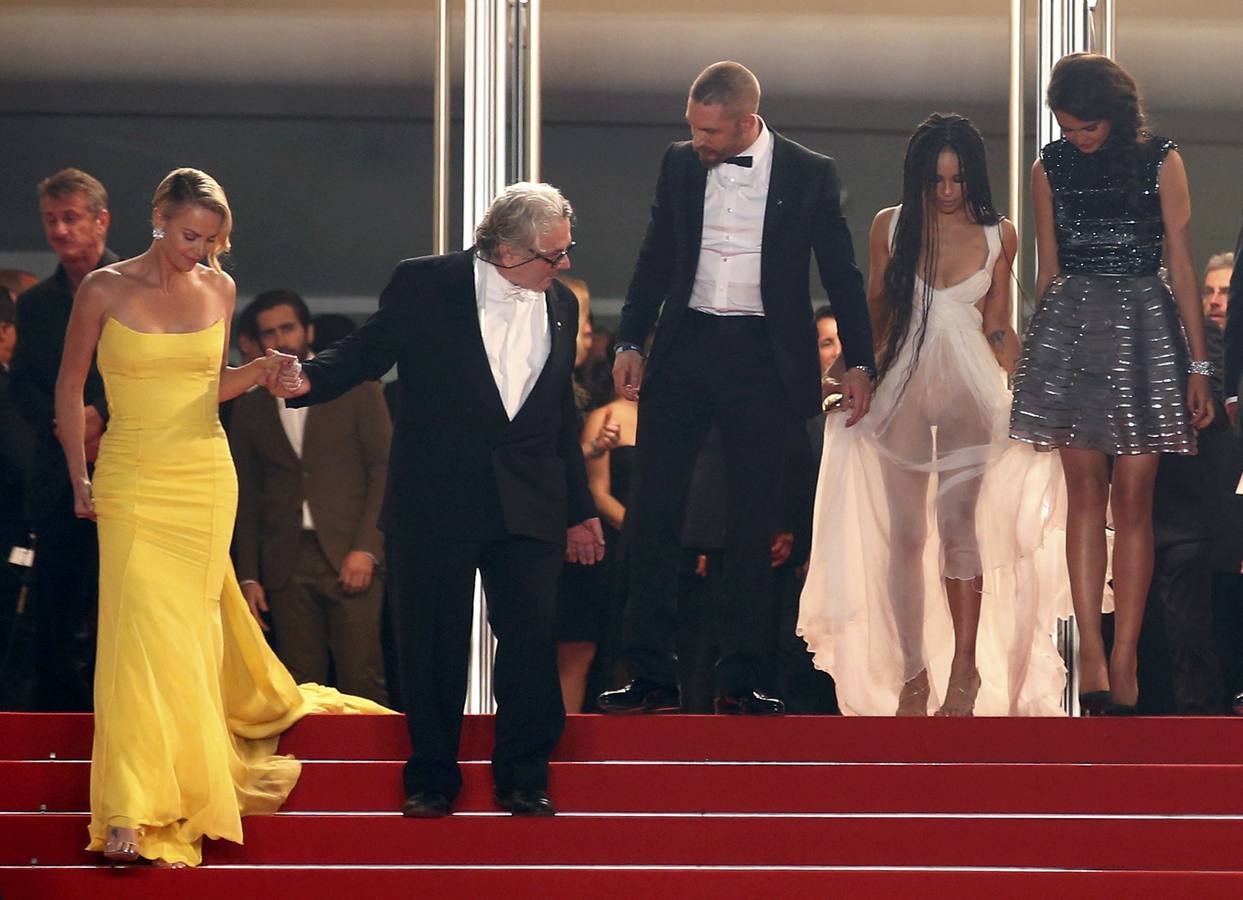 Charlize Theron deslumbra a la alformbra roja del Festival de Cannes