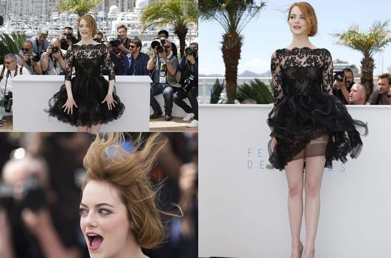 El sexy descuido con el que Emma Stone mostró todo en el Festival de Cannes