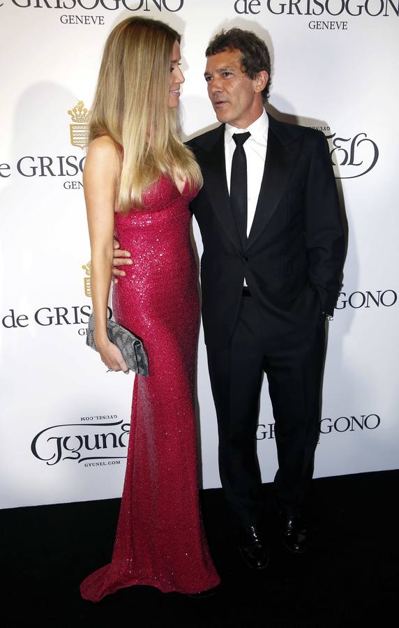 Las fotos de Antonio Banderas y su novia en el Festival de Cannes