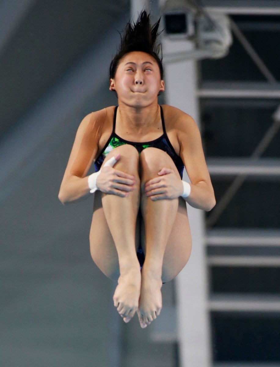 Plataforma 10M final de las mujeres en los SEA Games Singapur.