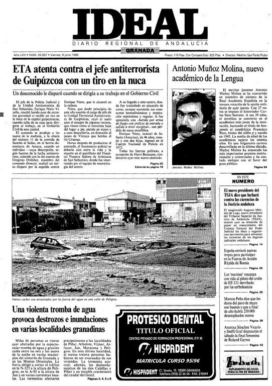 9 de junio: 20 años de la catástrofe en Granada