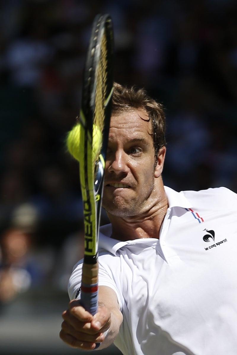 Semifinal de hombres de los Campeonatos de Wimbledon 2015 en el All England Tennis Club en Wimbledon.