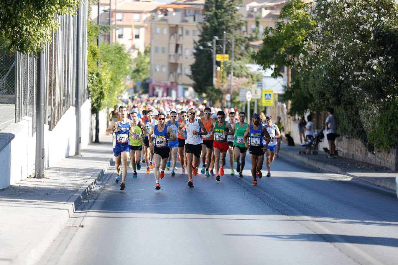 La salida y paso por Ogíjares
