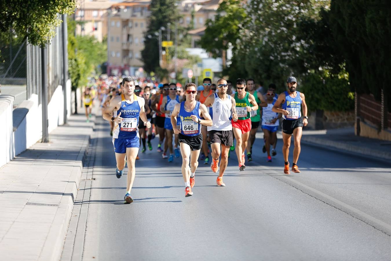La salida y paso por Ogíjares