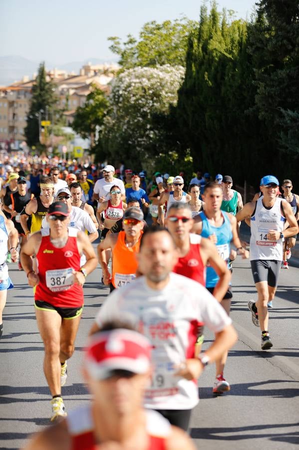 La salida y paso por Ogíjares