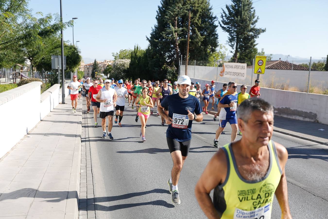 La salida y paso por Ogíjares