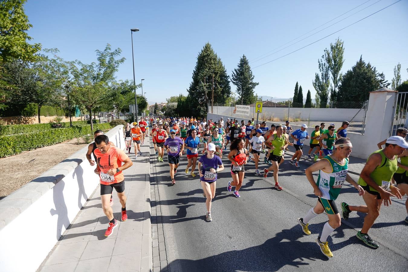 La salida y paso por Ogíjares