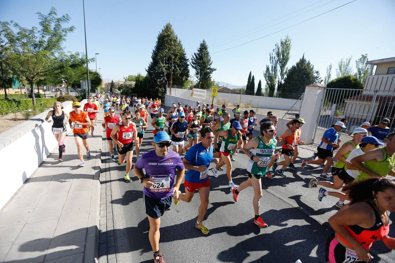 La salida y paso por Ogíjares