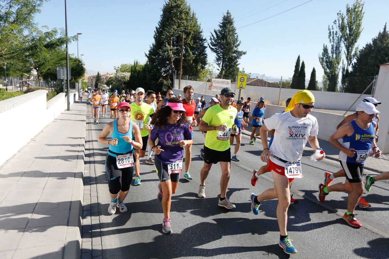 La salida y paso por Ogíjares