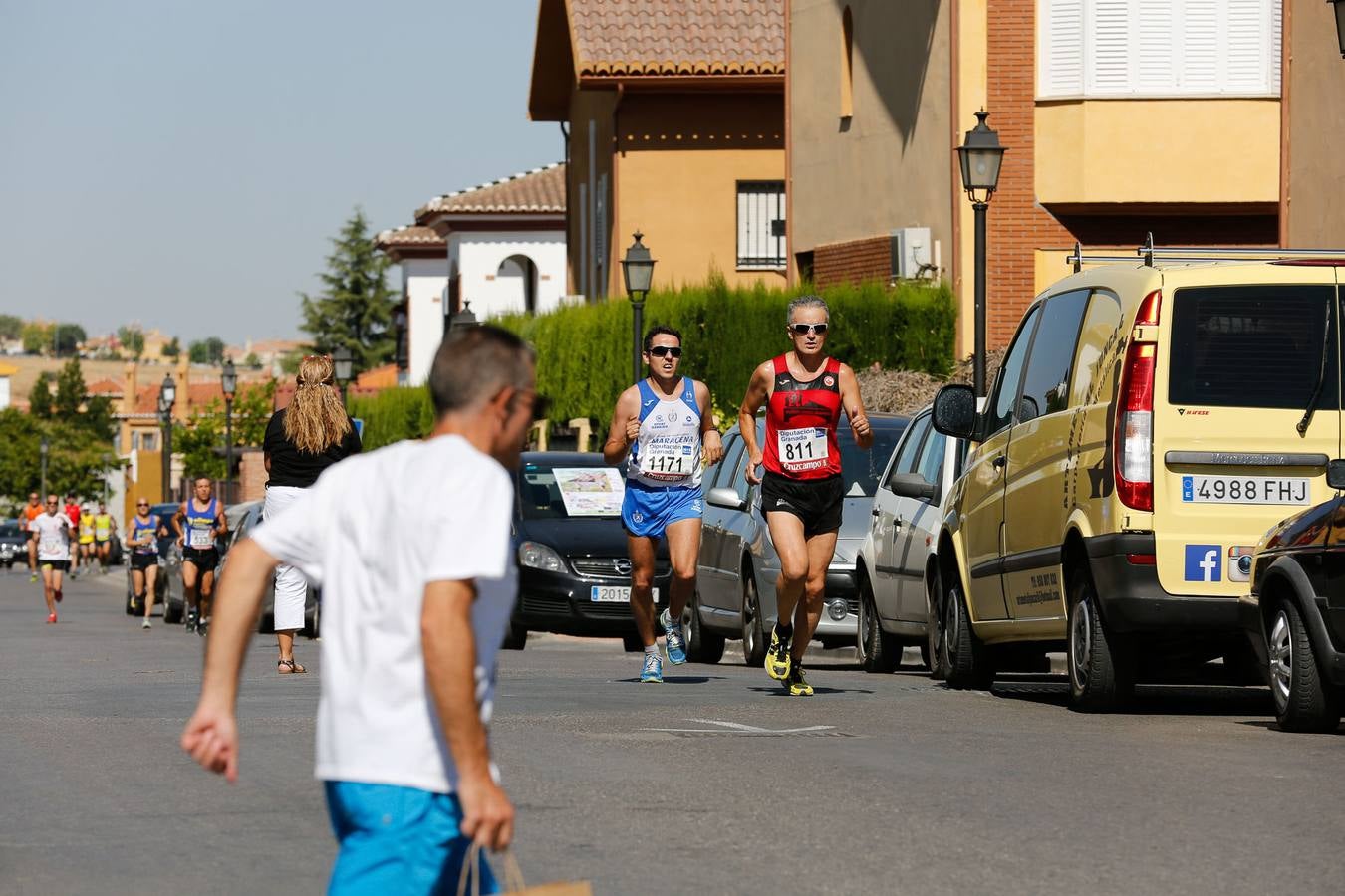 El calor apretó a los corredores