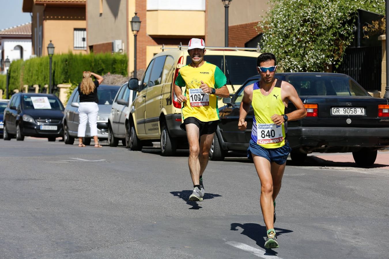 El calor apretó a los corredores