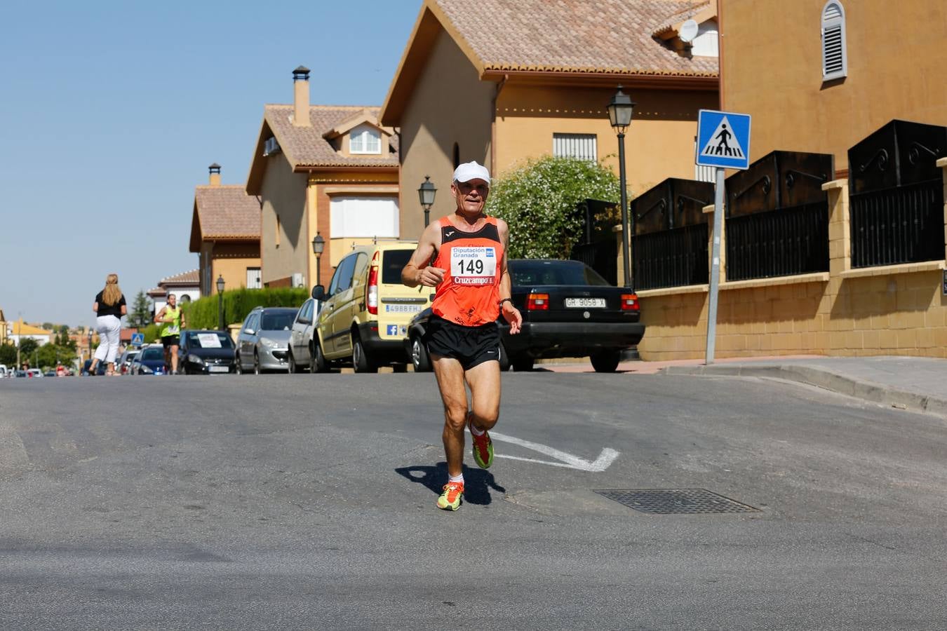 El calor apretó a los corredores