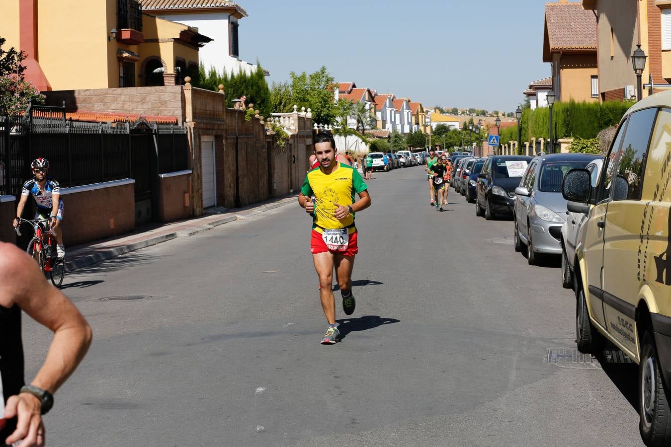 El calor apretó a los corredores