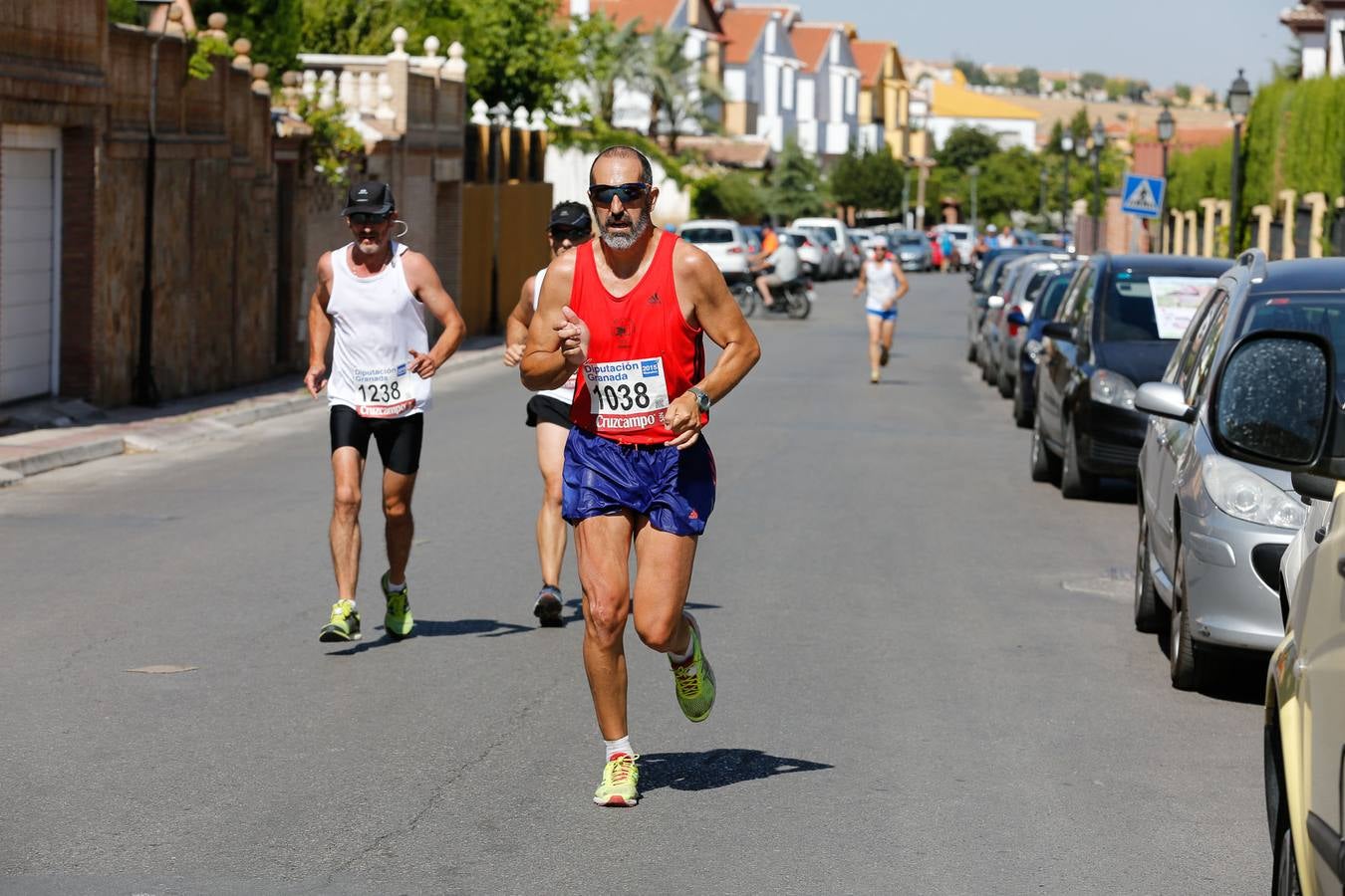 El calor apretó a los corredores