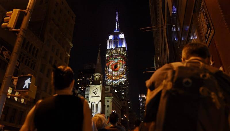 El Empire State brilla proyectando imágenes de animales en peligro de extinción