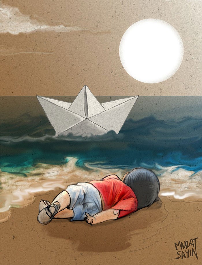Homenaje a Aylan en las redes sociales