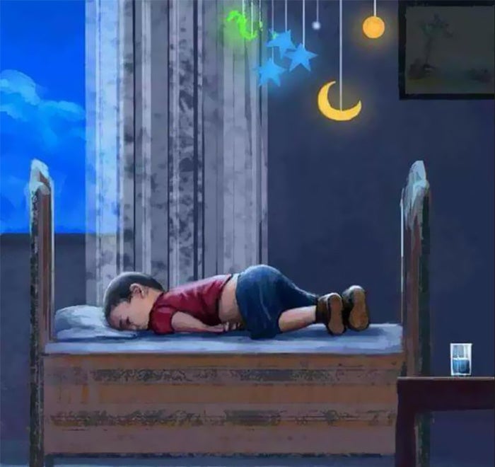 Homenaje a Aylan en las redes sociales