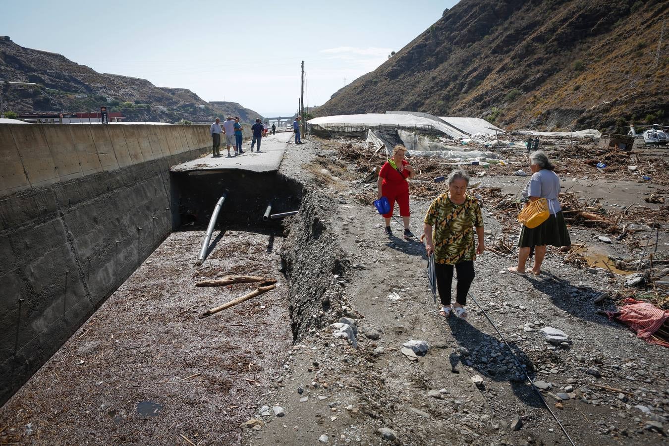 La Costa valora daños y busca a un desaparecido en la riada