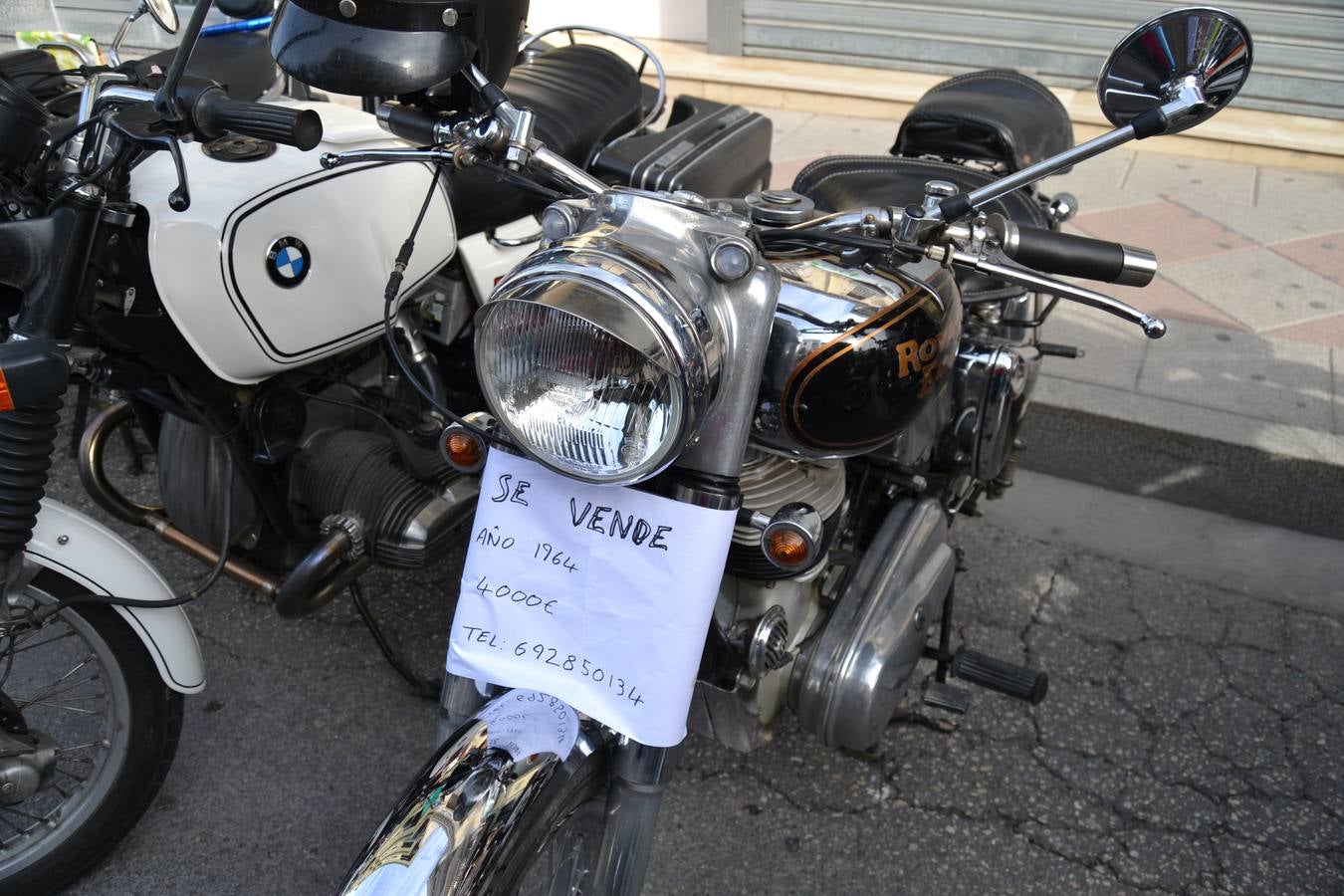 Salida de la XVIII Concentración de Motos Clásicas de Pinos Puente