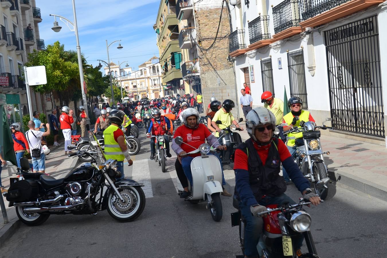 Salida de la XVIII Concentración de Motos Clásicas de Pinos Puente