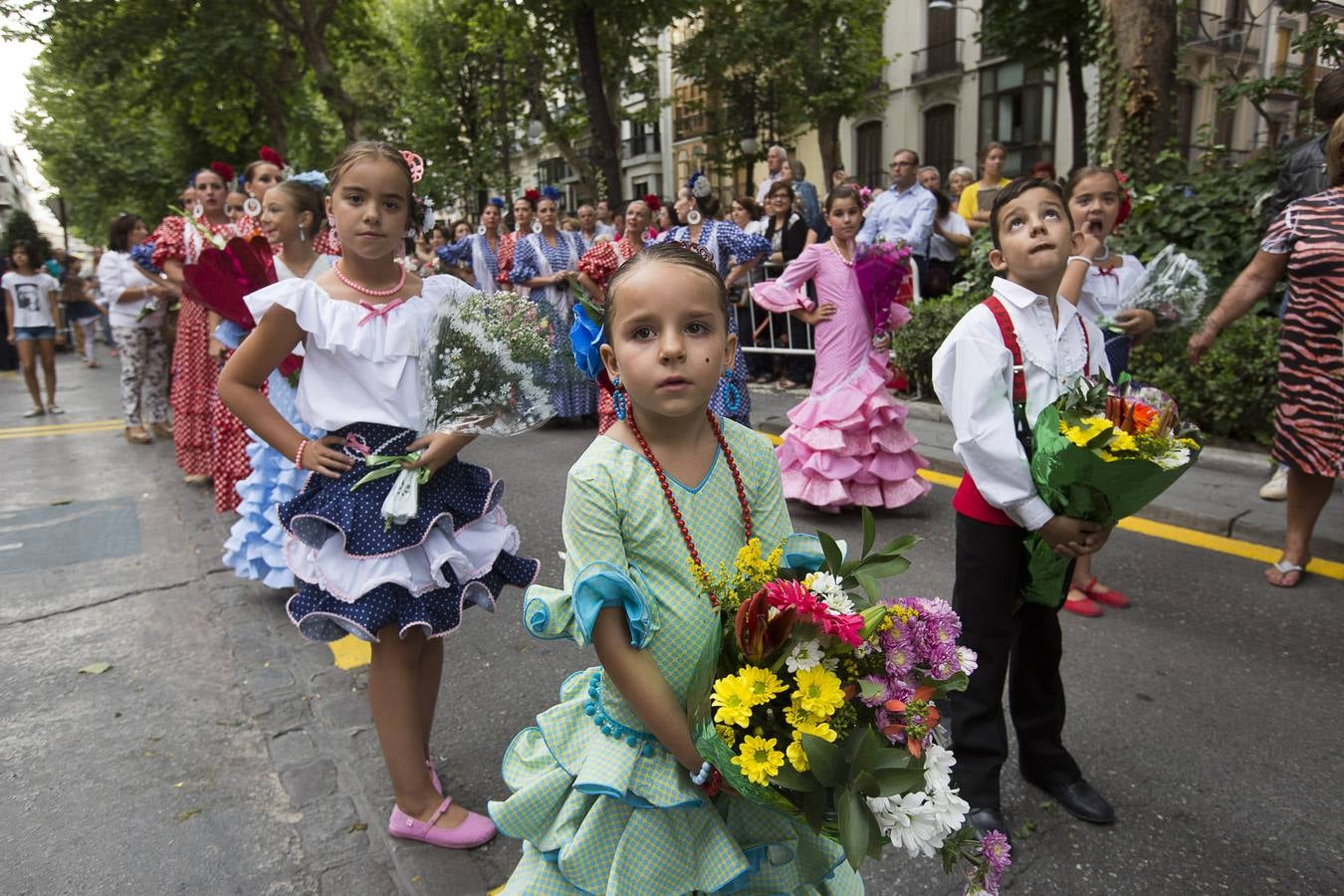 Ofrenda floral a la Virgen de las Angustias