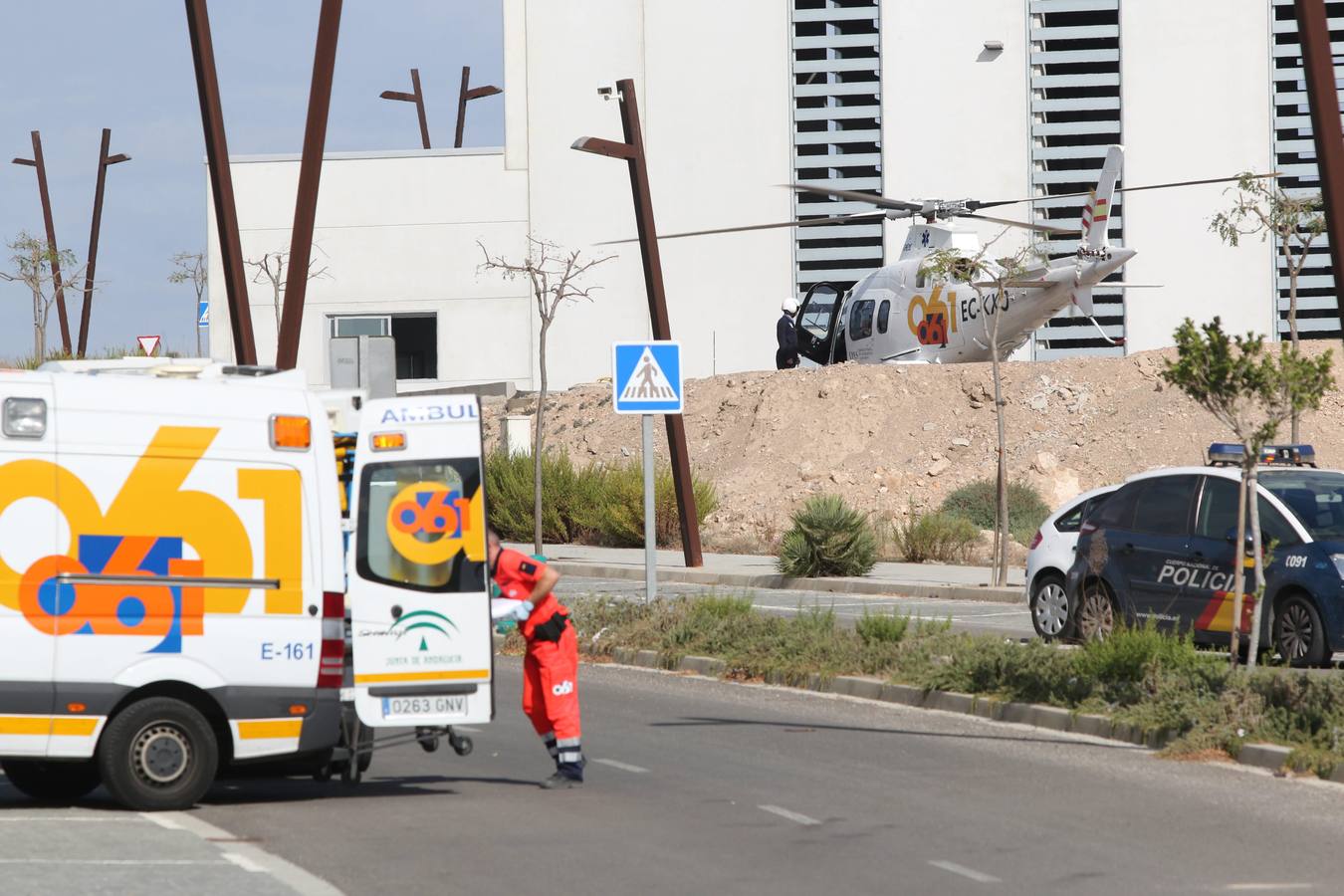 Las imágenes de la explosión en una nave del Parque Tecnológico de Almería