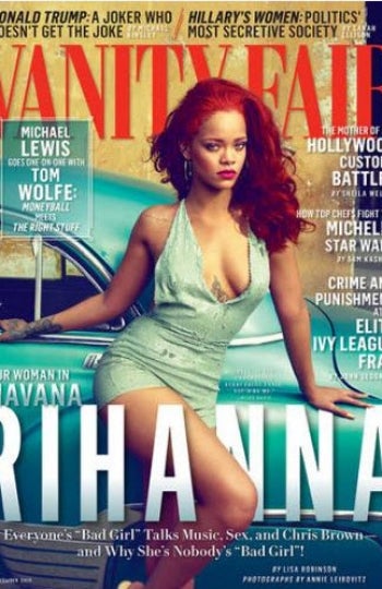 Las fotos de Rihanna completamente desnuda para Vanity Fair