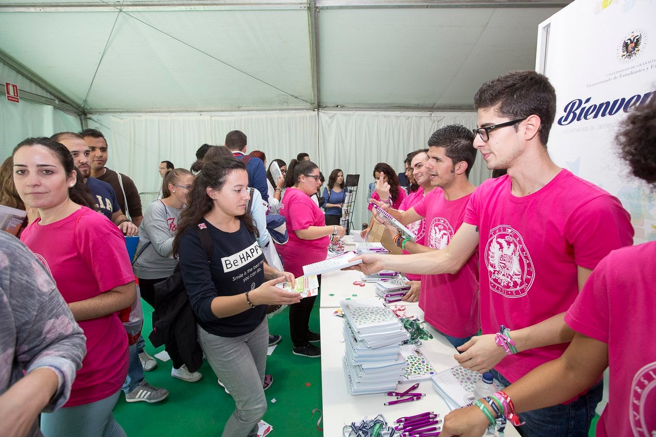 Recepción de los nuevos estudiantes de la UGR