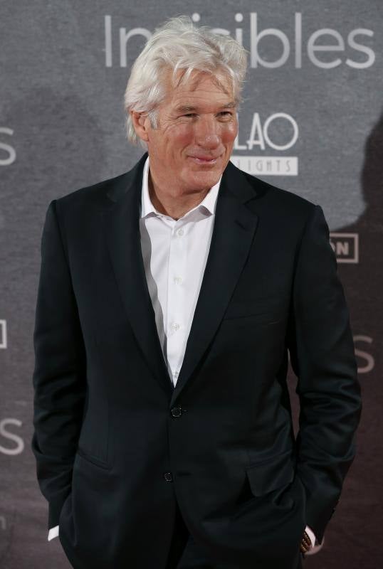Richard Gere y su novia española posan juntos por primera vez