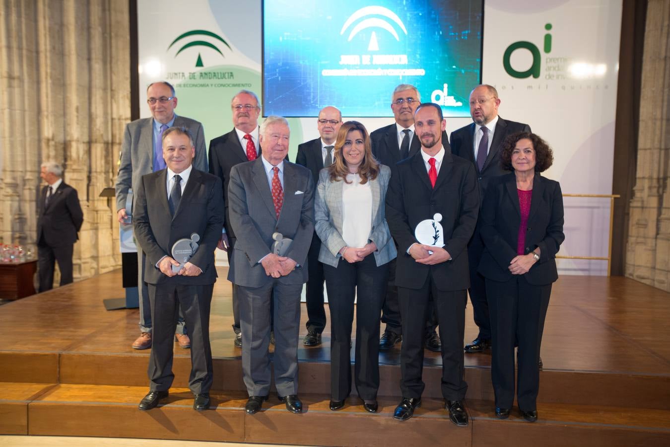 La presidenta de la Junta entrega los Premios Andalucía de Investigación que reconocen el fomento de la labor científica