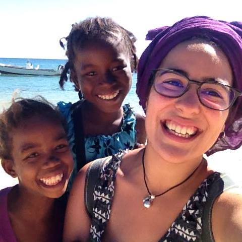 María López, en Madagascar.