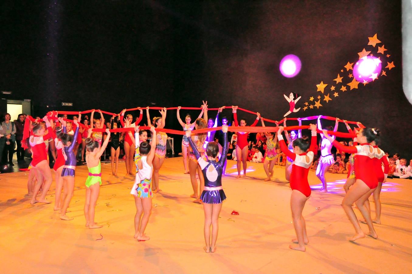 Acrobacias a ritmo navideño