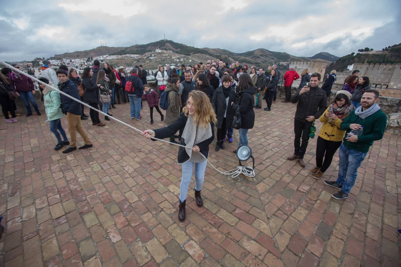La Torre de la Vela se llena de candidatas para tocar la campana