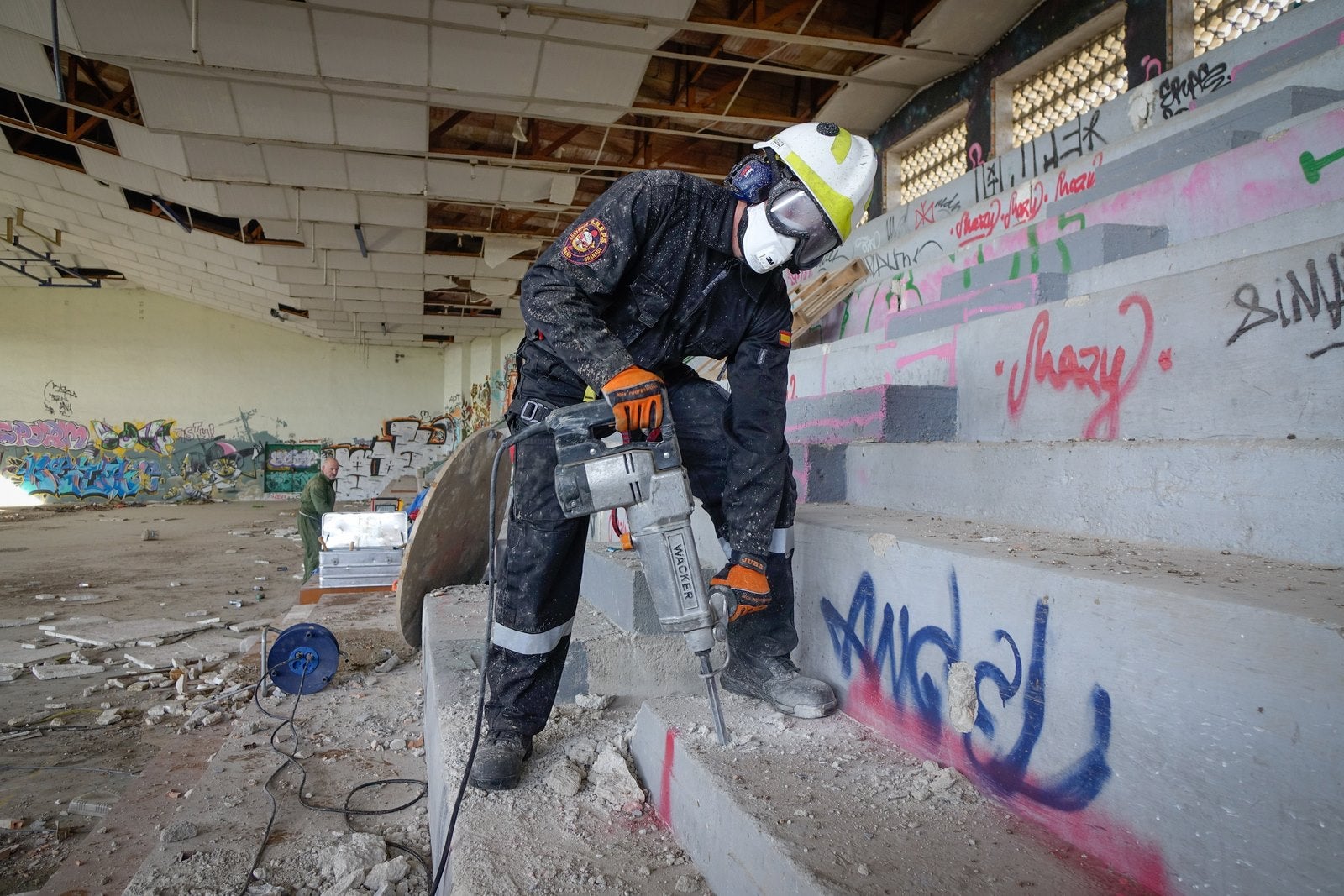 Los bomberos de Granada no solo apagan fuegos....