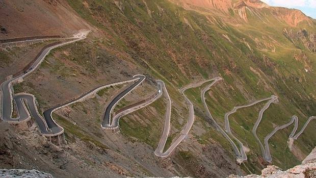 Paso Stelvio, en Italia. 