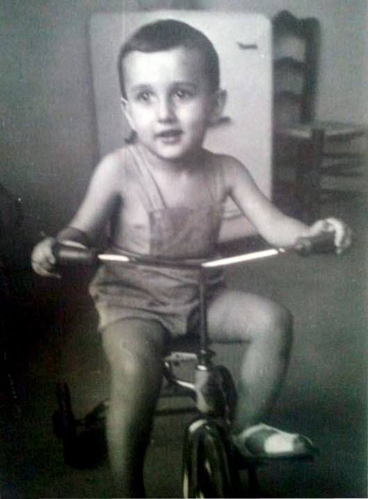 José Luis Serrano, en una imagen de su infancia.