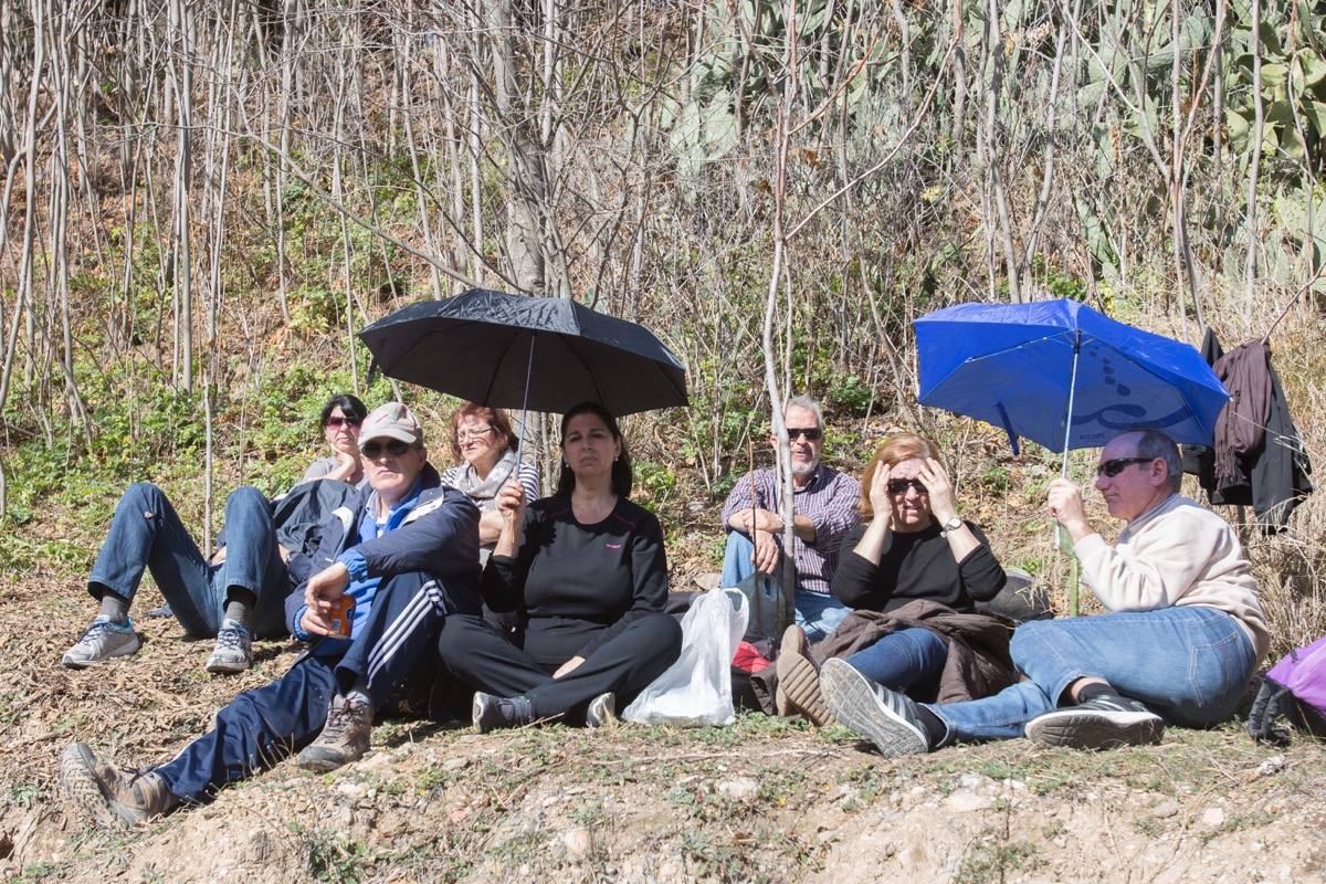 Un millar de granadinos participa en el Sacromonte en la romería de su patrón