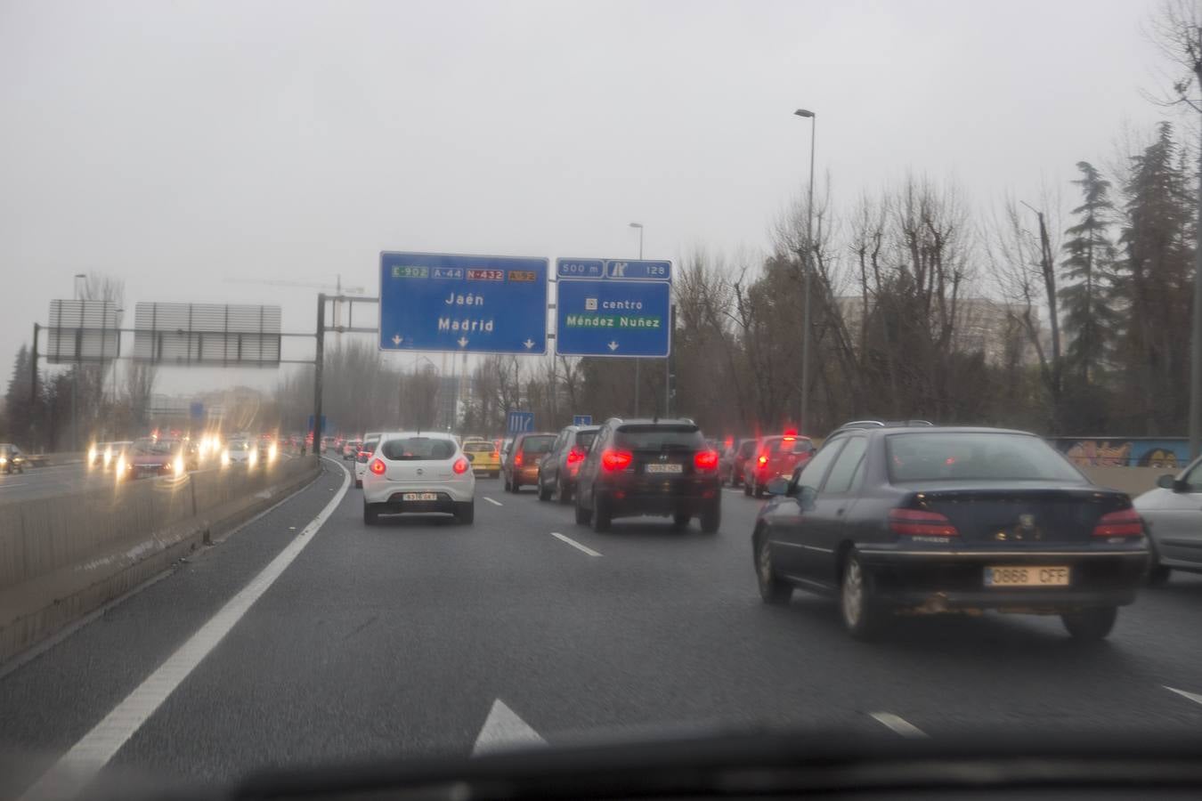 Viernes de lluvia fina en Granada