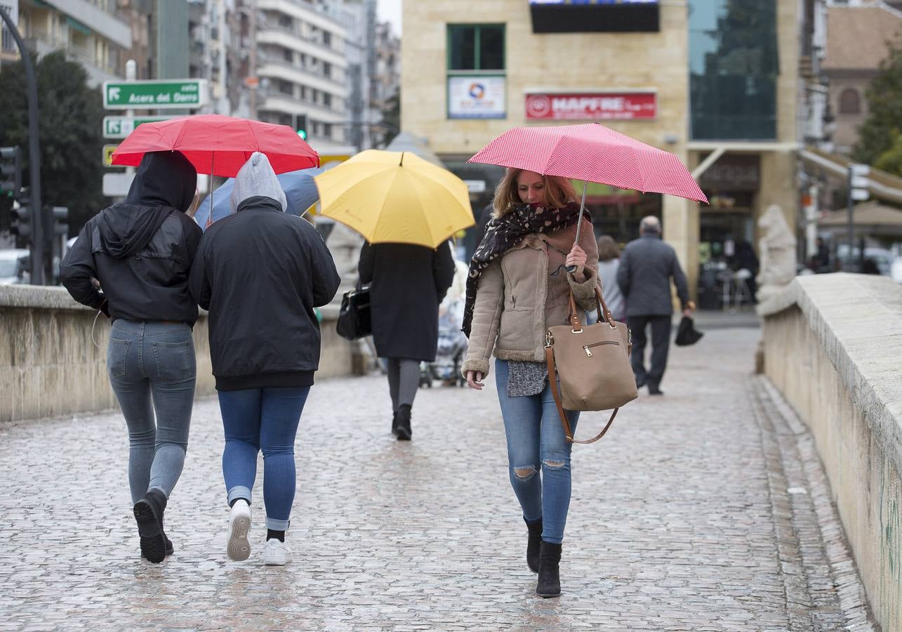 Viernes de lluvia fina en Granada